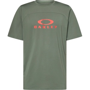 Oakley Мъжка фланелка с къс ръкав за колоездене Oakley Free Ride RC S/S Jersey Cycling jersey - Aviator Green (056-3220-0711)