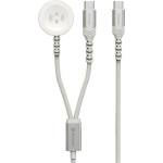 SWISSTEN Wireless charging cable 2in1 for Apple Watch + USB-C 1, 2 m