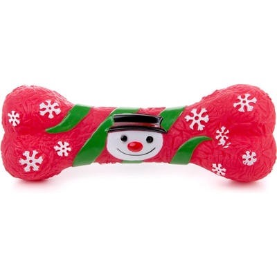 JK ANIMALS Vinylová kosť X-MASS 18 cm vinylová hračka