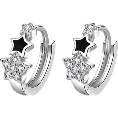 Majya stříbrné náušnice FANETTE 11762