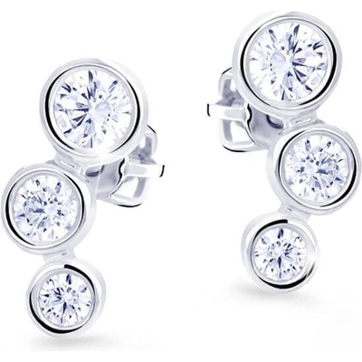 Cutie Jewellery náušnice s trblietavými zirkónmi Z8030-30-10-X-2