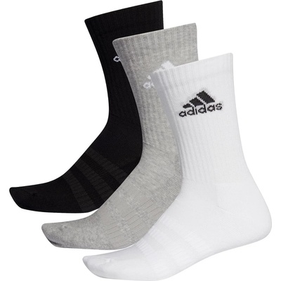 adidas Дамски чорапи Adidas Crew Socks 3 Pack Womens - MegGreyHtr