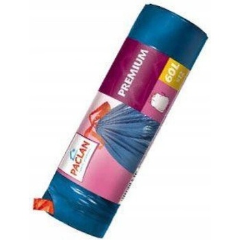 Paclan pevné 4 uväzovacie rohy 60L 11µ HDPE 24ks