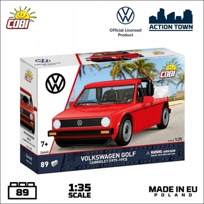 COBI 24660 Volkswagen Golf I Cabrio, 1:35, 65 k