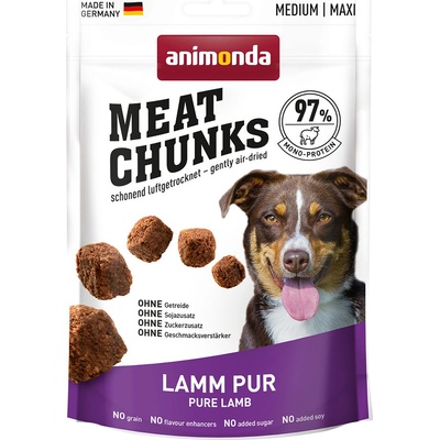 animonda Meat Chunks Medium Maxi 4 x jehněčí 80 g