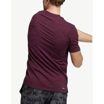 Adidas Workout City Elevated Tee Burgundy