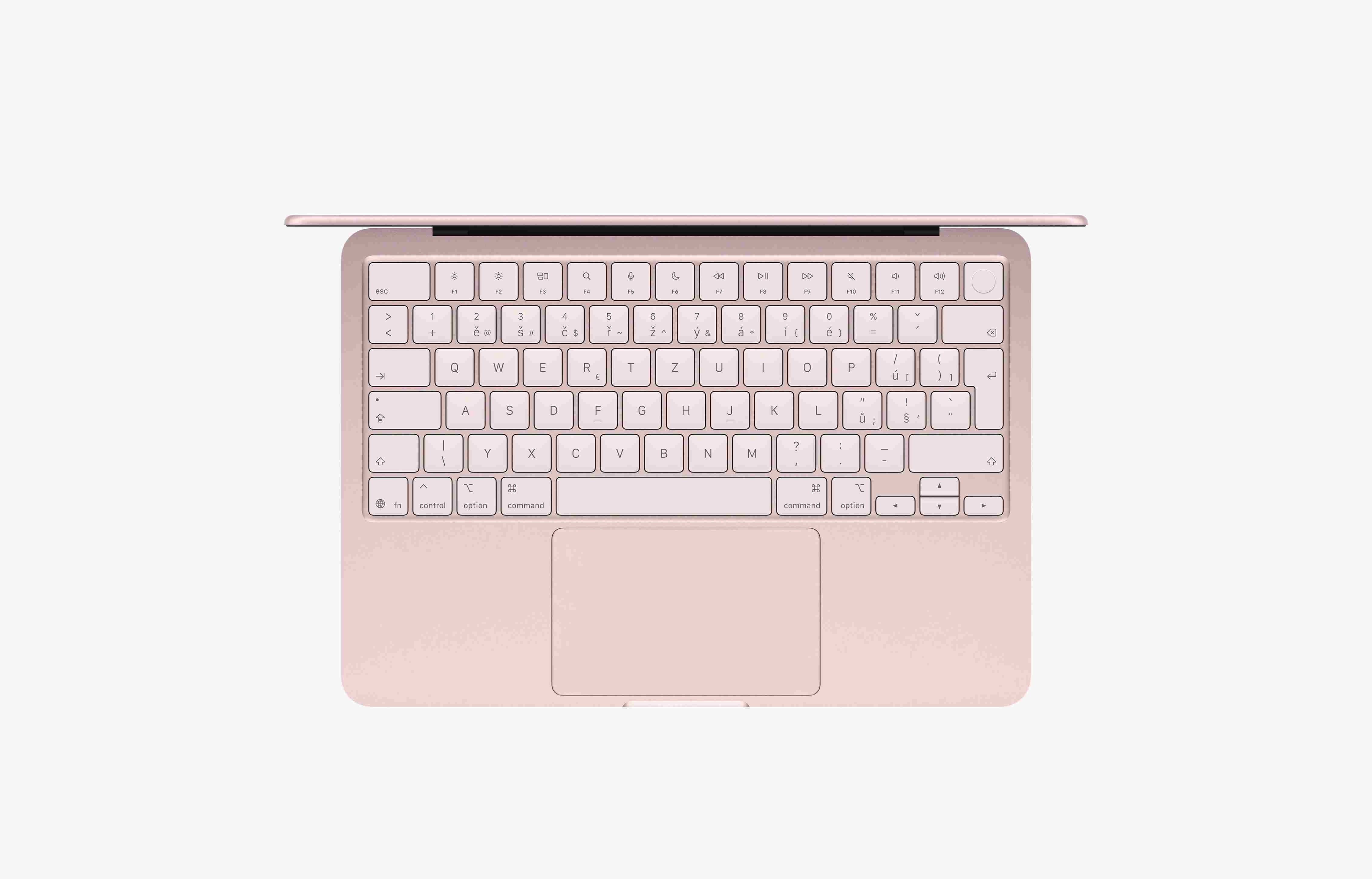 Apple MacBook Neo billentyűzet hajnalpír színben