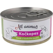 All Animals kočkopes steak z hovädzieho jazyka 100 g