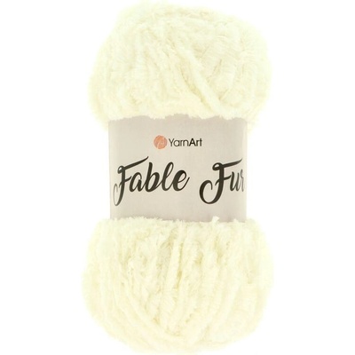 YarnArt Fable Fur 966 krémová
