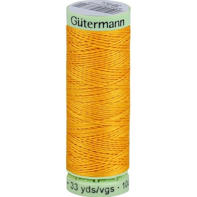 Prima-obchod Polyesterové nitě Gütermann Jeans návin 30 m, barva 417 oranžovožlutá