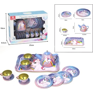Armtoys ДЕТСКИ МЕТАЛЕН ЧАЕН КОМПЛЕКТ ЕДНОРОГ В КУТИЯ