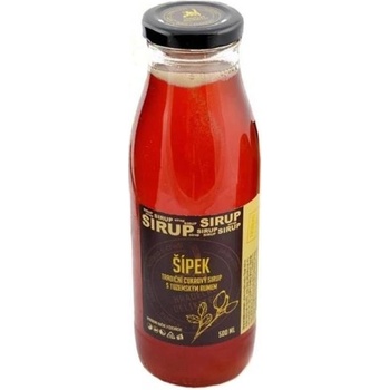 Hradecké delikatesy Šípkový sirup s rumem 0,5 l