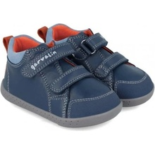 Garvalín Detské kožené topánky Garvalin 241301-A183 ocean BAREFOOT