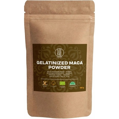 BrainMax Pure Maca želatínovaná BIO prášok 150 g