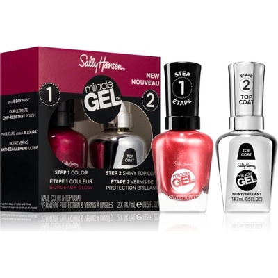 Sally Hansen Miracle Gel Top Coat Lak na nehty 101 Top Coat 14,7 ml – Zboží Dáma