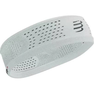 Compressport Thin headband On/Off biela čierna