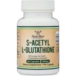 Double Wood Supplements S-Acetyl L-Gluthathione, 100 mg, 60 капсули, Double Wood