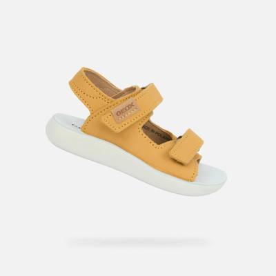 Geox Жълти детски сандали Geox Lightfloppy Geox | Zhalt | Момчешки | 24