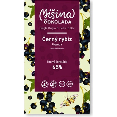 Míšina 65% hořká černý rybíz 50 g