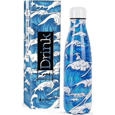 I Drink Nerezová kovová termoska wave 500 ml