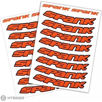 Spank Spank sada nálepiek na ráfiky, oranžová