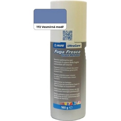 Barva na spáry Mapei Fuga Fresca vesmírná modř 160 g FUGAFRESCA172
