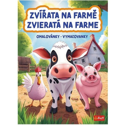 Omaľovánky Zvieratá na farme 20 x 27,5 cm