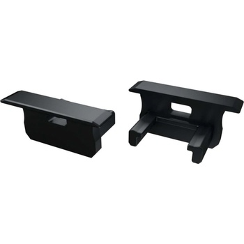 Lumines Krytka pro LED profil B černá s otvorem ZAS-LUM-B-O-CZ