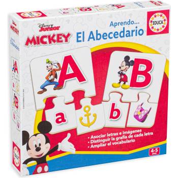 Educa Детски пъзел Educa - Азбуката на Мики и приятели (EDU19328)
