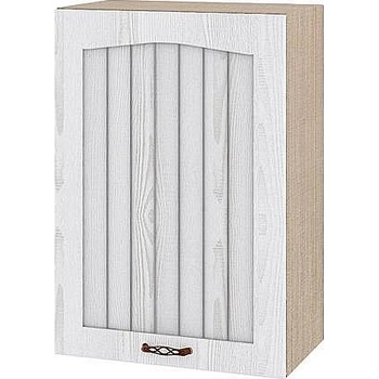 Image 1 of ИРИМ Горен кухненски шкаф Сити МФ-Бяло фладер-04-18 десен 50 см