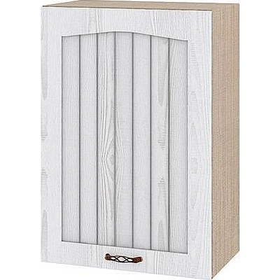 ИРИМ Горен кухненски шкаф Сити МФ-Бяло фладер-04-18 десен 50 см