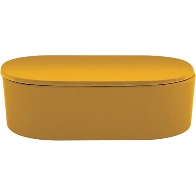 Spirella organizér na kosmetiku TAKEO žlutý bambusová vlákna