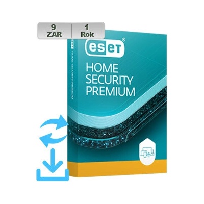 ESET HOME SECURITY Premium 20xx 9 lic. 12 mes. predĺženie