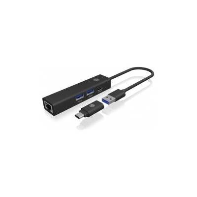 RaidSonic ICY BOX IB-HUB1439 LAN/USB Hub