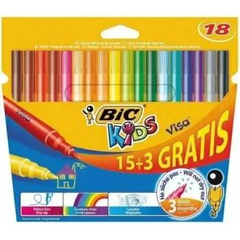 Image 1 of BIC ФЛУМАСТЕРИ visa 15+3 bic (bic 887147)