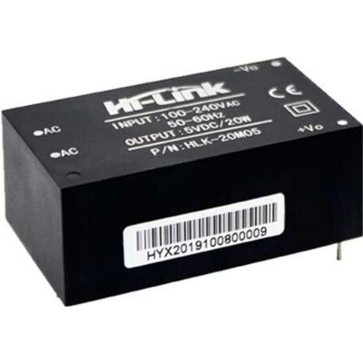 AC-DC spínaný zdroj HI-LINK 5/9/12/24V 20W - 24V