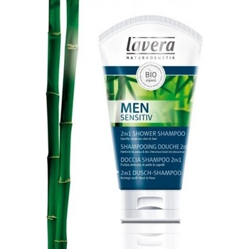 Lavera Men Sensitiv vlasový a tělový šampon 2v1 150 ml