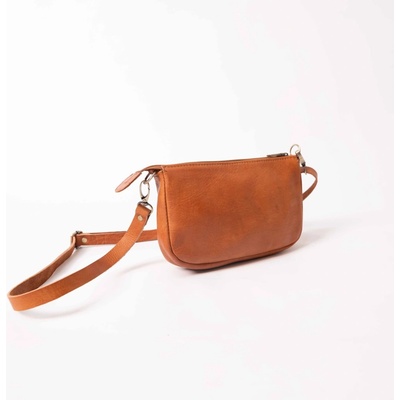 Kožená crossbody kabelka Asilah Berber hnedá