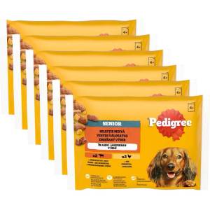 PEDIGREE Senior Смесен избор в желе 6 x (4 x 100 г)