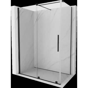 Mexen Velar плъзгаща се душ кабина 160 x 80 см, прозрачна, черна - 871-160-080-01-70 (871-160-080-01-70)