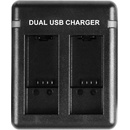 Puluz 2-kanálová nabíjačka pre GoPro Hero 11 / Hero 10 / Hero 9 PU919B
