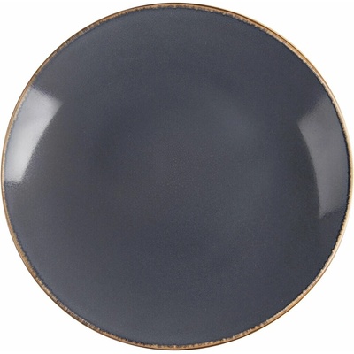 ORION Talíř ker. mělký GLAZE pr. 27 cm šedá