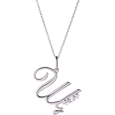 Silenti Jewelry Сребърно колие "Щ