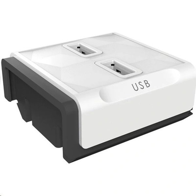allocacoc POWERCUBE Power Strip USB modul 2x fehér (10096/MDUSB2) (10096/MDUSB2) (10096/MDUSB2)