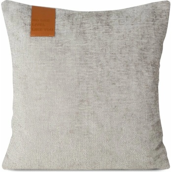 Takoy z mäkkej žinylkovej látky s koženou vsadkou-HF-411231 45 x 45 cm