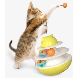 PETINTEREST Интерактивна играчка балансиращ се грамофон PET INTEREST Shake The Turntable Cat Toy (25542)