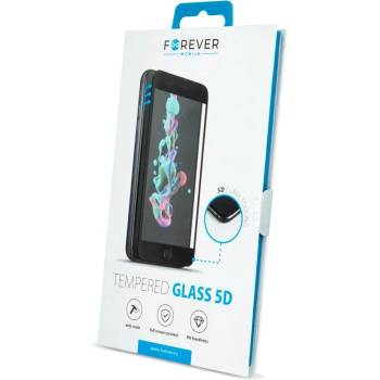 Forever Извит Стъклен Протектор за iPhone SE 2022/2020 8/7, FOREVER 5D Glass, Бял (5900495646613)