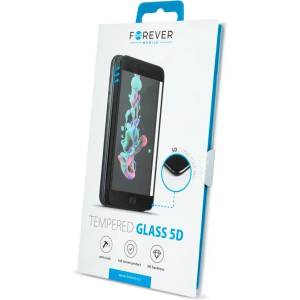 Forever Извит Стъклен Протектор за iPhone SE 2022/2020 8/7, Forever 5D Clear WF Glass, Прозрачен (5900495646613)