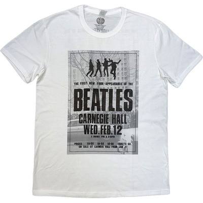 The Beatles Tour '64 Carnegie Hall White XL Риза (BEATTEE652MW04)