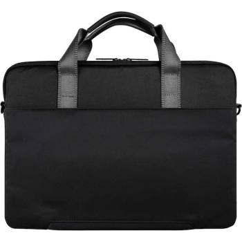 Image 1 of Uniq Stockholm Messenger Laptop Bag 16 - елегантна чанта за MacBook Pro 16, MacBook Pro 15 и лаптопи до 16 инча (черен)